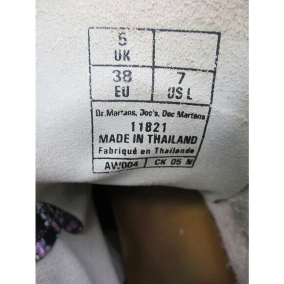 Dr. Doc Martens 1460 floral boots Style 11821 -WORN SPOTS- Ladies SIZE 7 - Picture 12 of 12